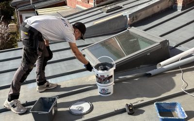 Rejointement de cheminée et étanchéité de terrasse avec résine à Amiens